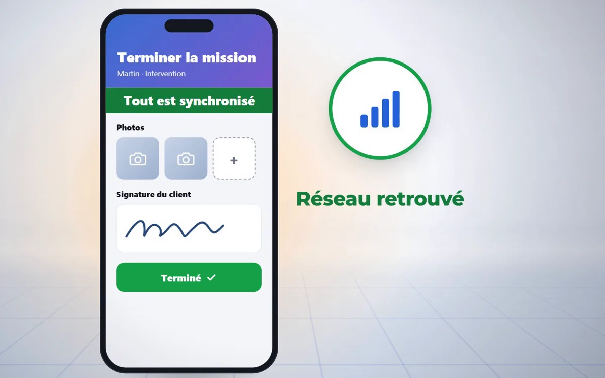 Réseau retrouvé : la mission est signée et terminée